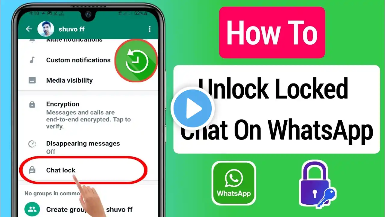 How To Unlock Locked Chat in WhatsApp (2023) || WhatsApp Chat Unlock New Update