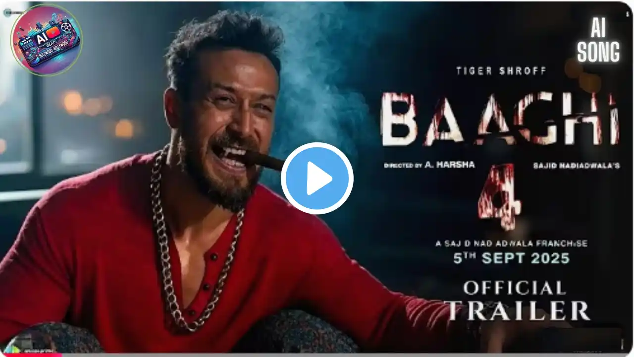 πΆ BAAGHI 4 β Official Song | Tiger Shroff | Sanjay Dutt | Jimmy Shergill | Megha | Suno Ai πΆ