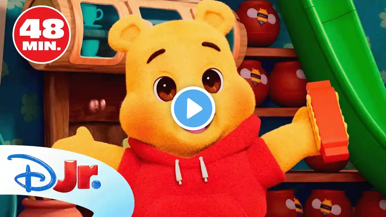 WINNIE THE POOH & YO: Pasa un rato super divertido con Winnie y sus amigos 🥰 | ‪@DisneyJuniorES‬