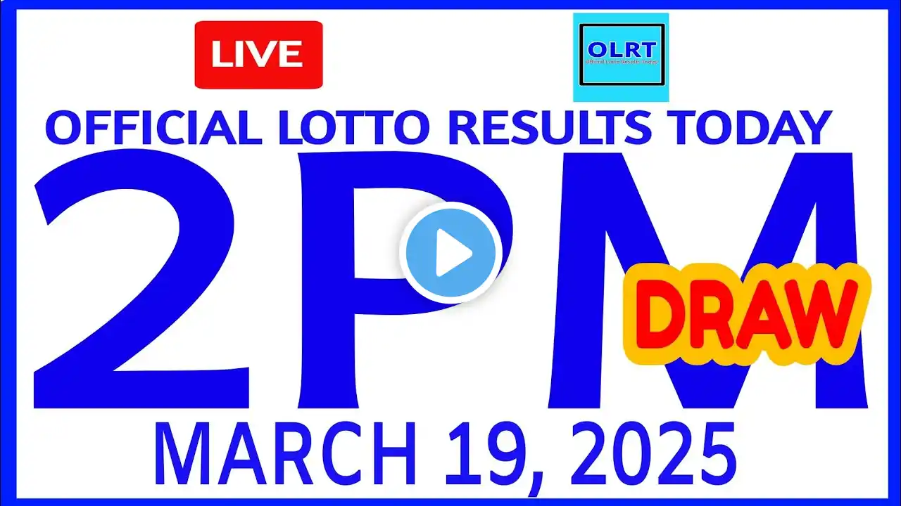 Lotto Results Today March 19, 2025 2pm draw swertres results