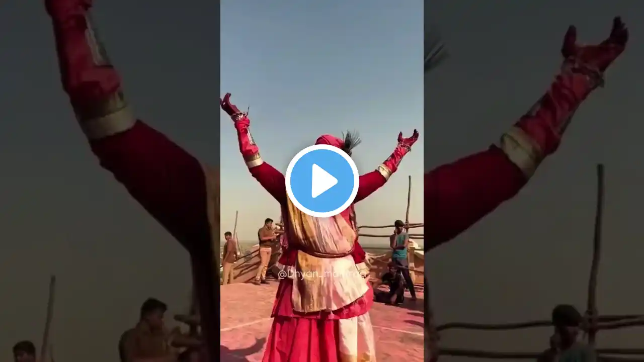 🌸 Holi in Vrindavan! 🎨 Radhe Krishna Holi Darshan | Divine Colors of Bhakti | Write "Radhe Radhe"!