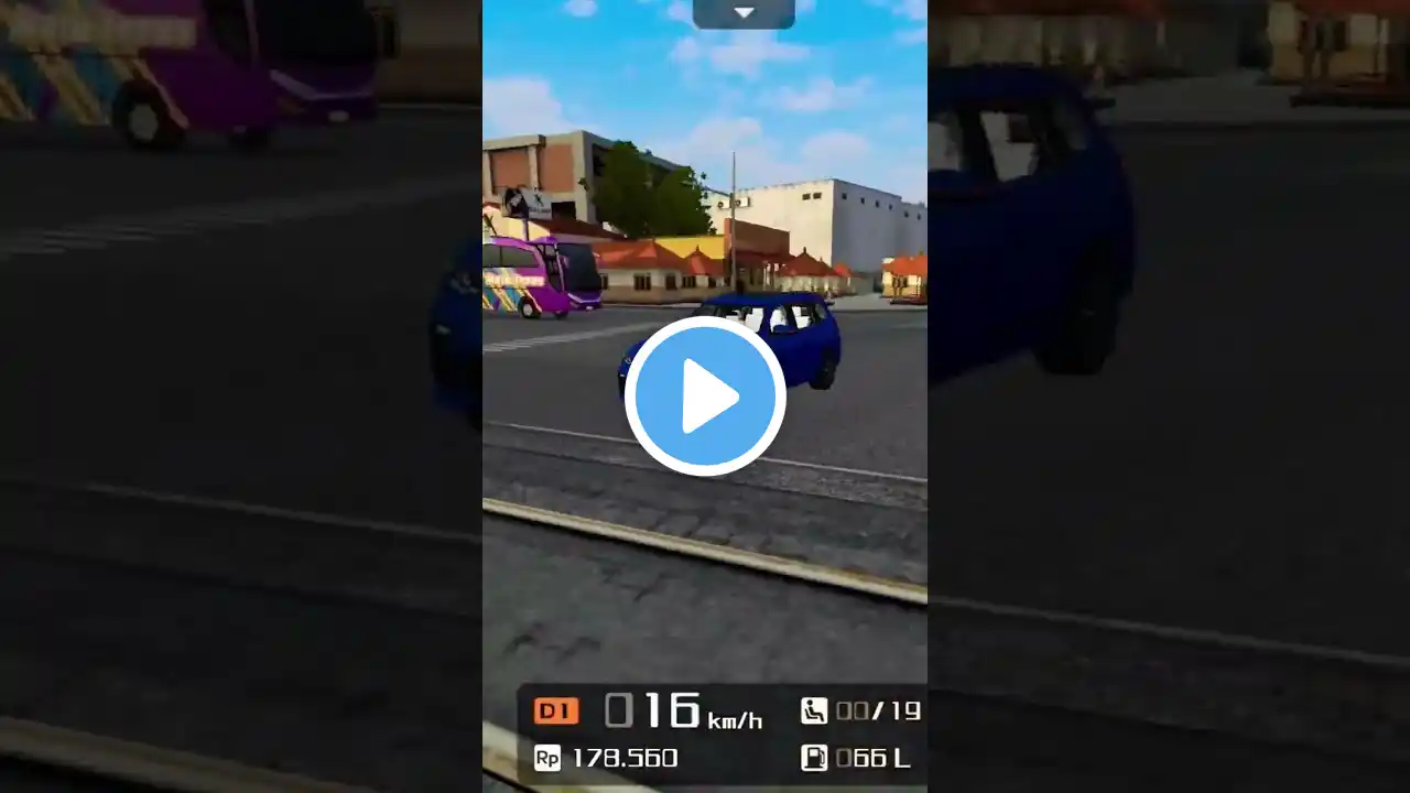 Bus simulator Indonesia car driving #shorts #viral #shots #bussid #bus #trending #tiktok #gameplay