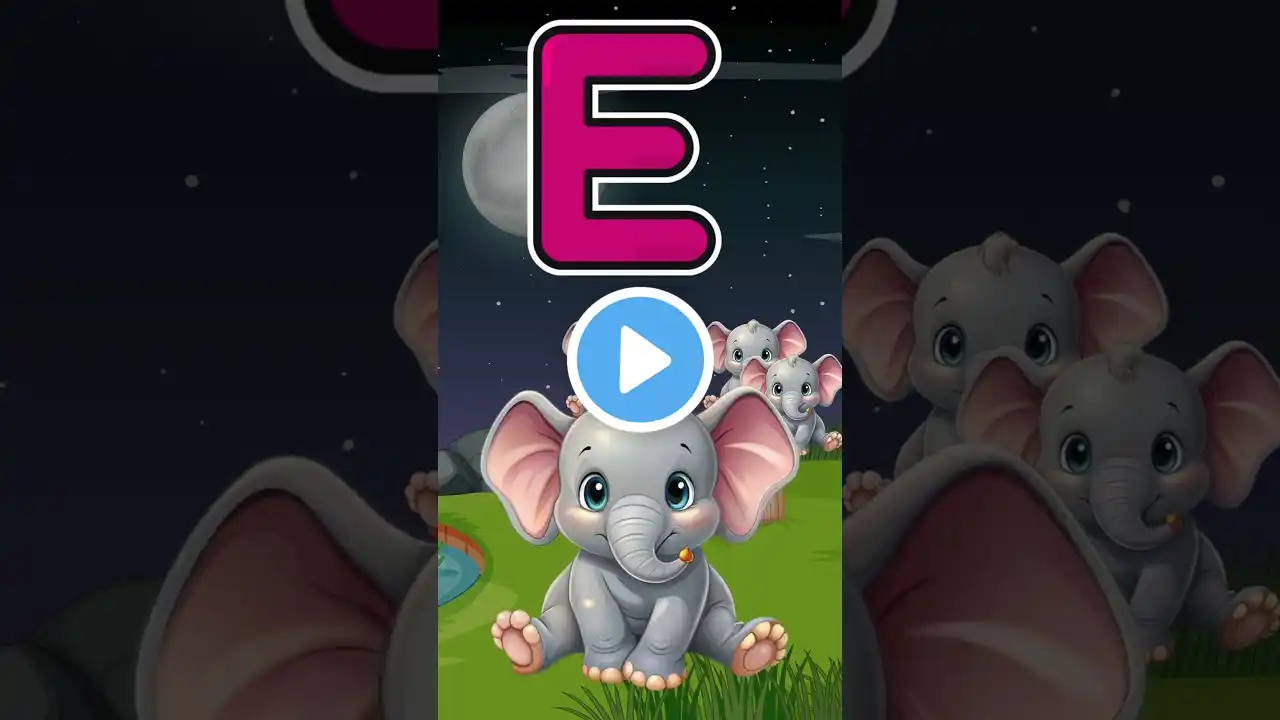 A for Apple, B for Ball, C for Cat | Fun Alphabet Learning for Kids #shorts