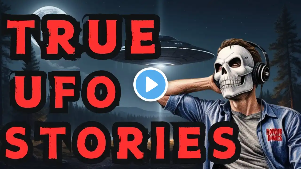 4 True UFO Stories For Sleep With Rain Sounds | True Horror Stories | Vol.23