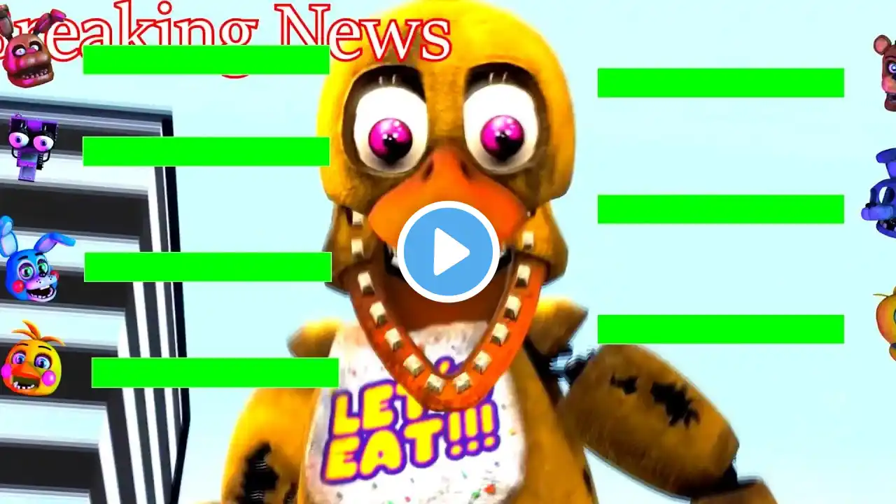 Squid Game vs FNAF Withered WITH Healthbars