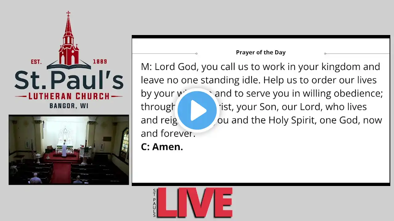 Sunday Service - 9/26/2021