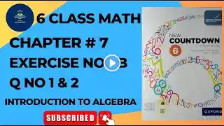 Class 6 - Mathematics Chapter 7 Exercise 7B Q 1-2 | Oxford New Countdown third edition book 6