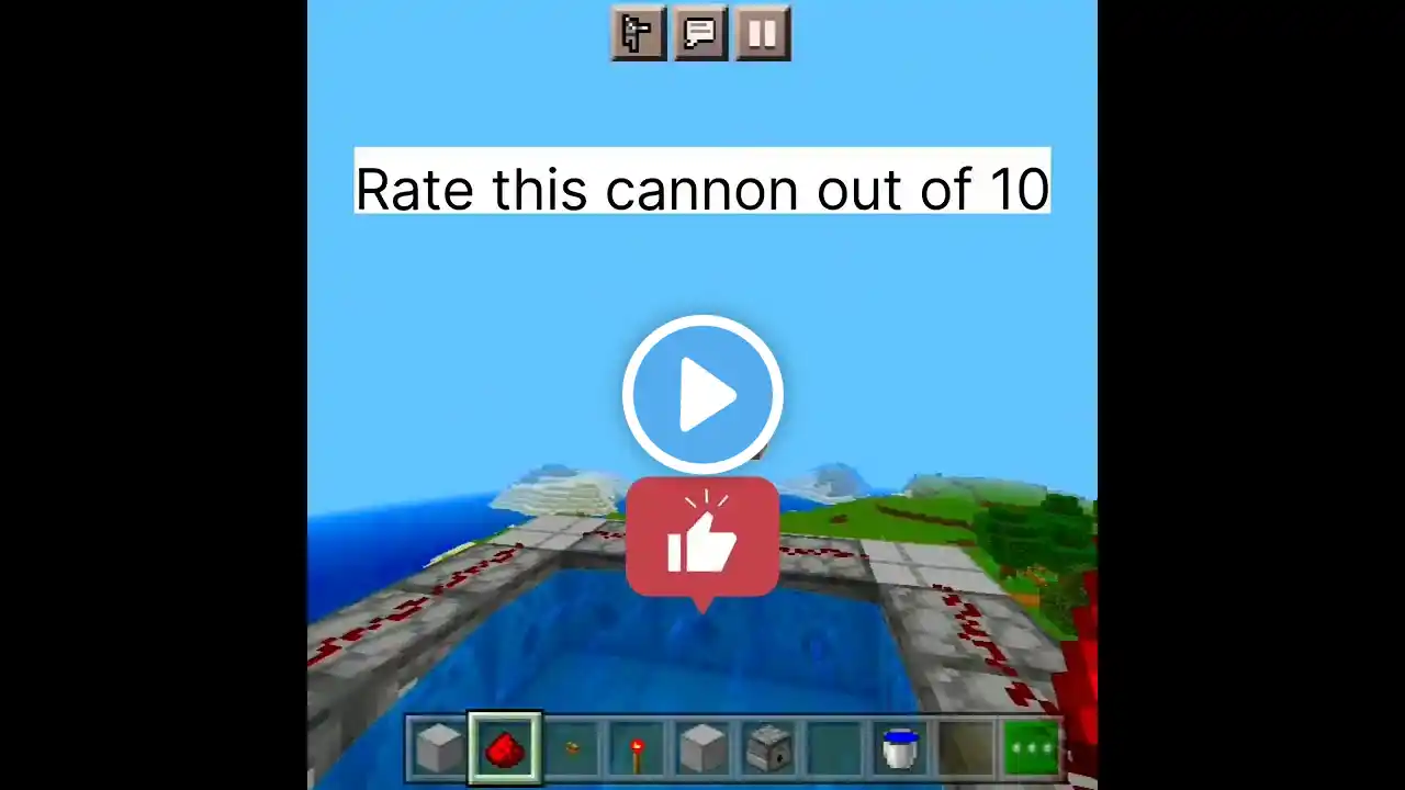 😱Destroy minecraft world with this beast cannon😈. minecraft tnt cannon. #shorts #minecraftshorts