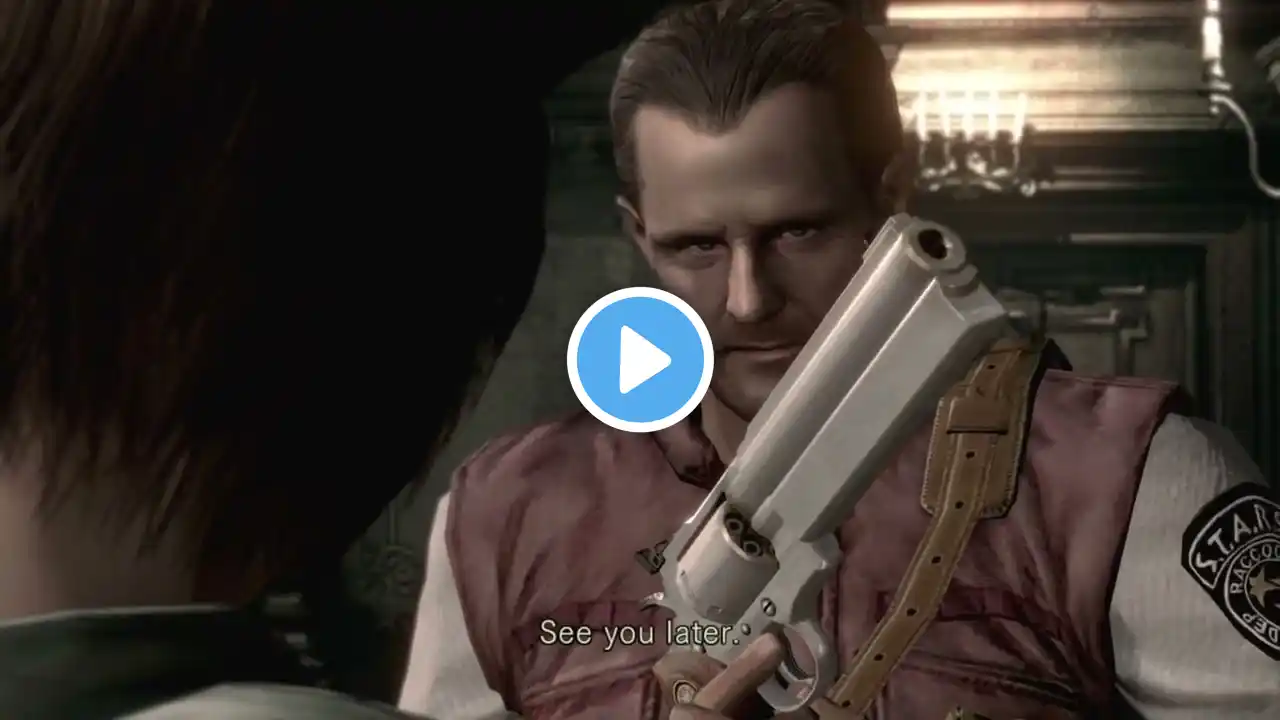 Resident Evil 1 part 2 walkthrough / playthrough no commentary PS4 Pro HDR