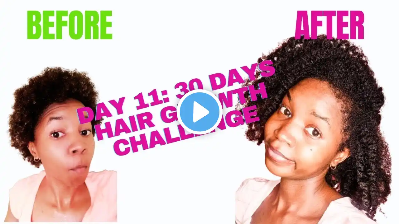 Day 11: 30 Days Hair Growth Challenge | How to Use Rosemary Water For Hair Growth #naturalhair