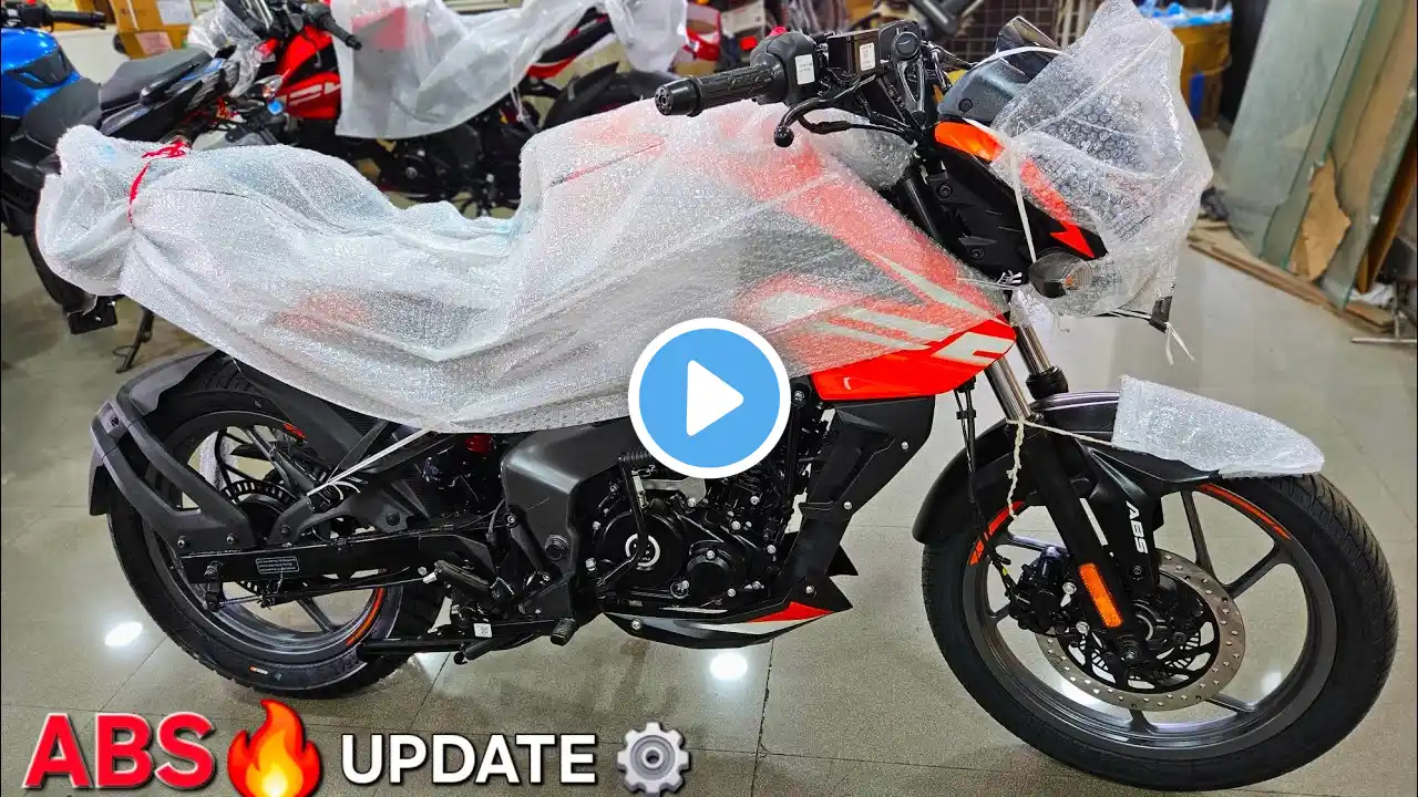 2025 Single ChanneL ABS⚙️ Bajaj Pulsar NS125 Electric Orange Colour🔥 Full Walkaround Detail Review