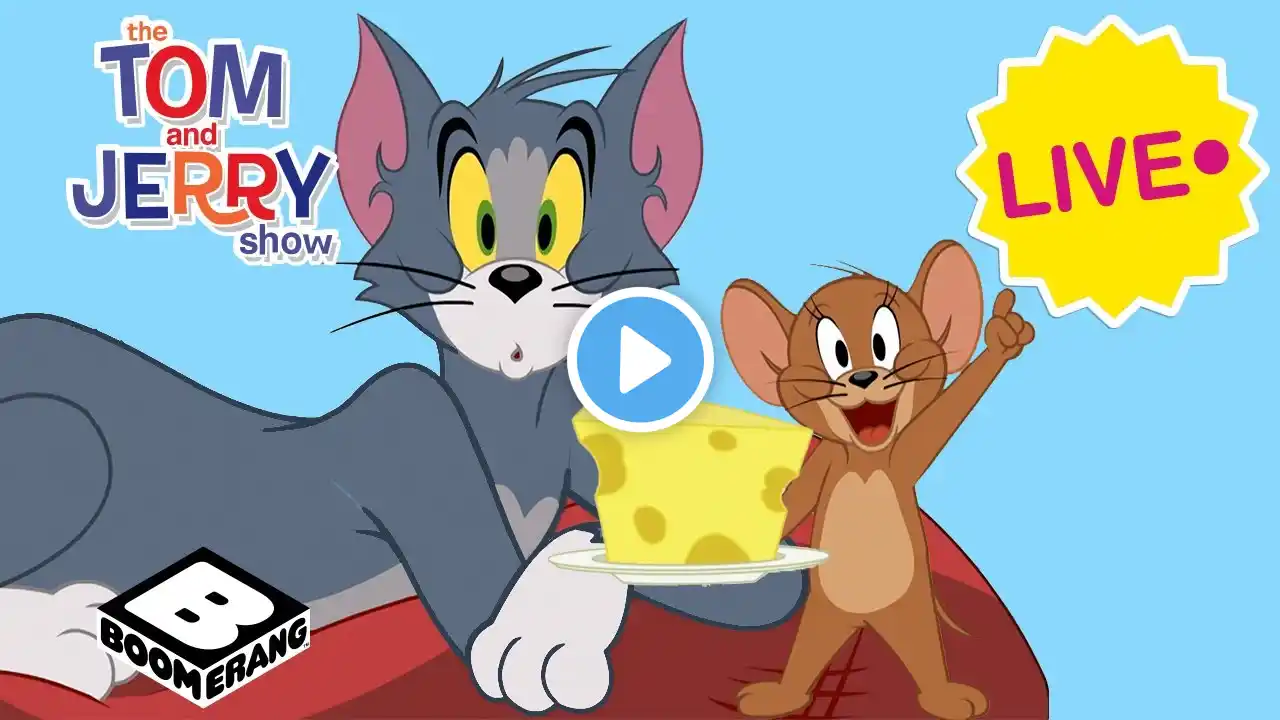 🔴 LIVE: Tom and Jerry | 1 Hour Compilation | The Tom & Jerry Show | Boomerang TV