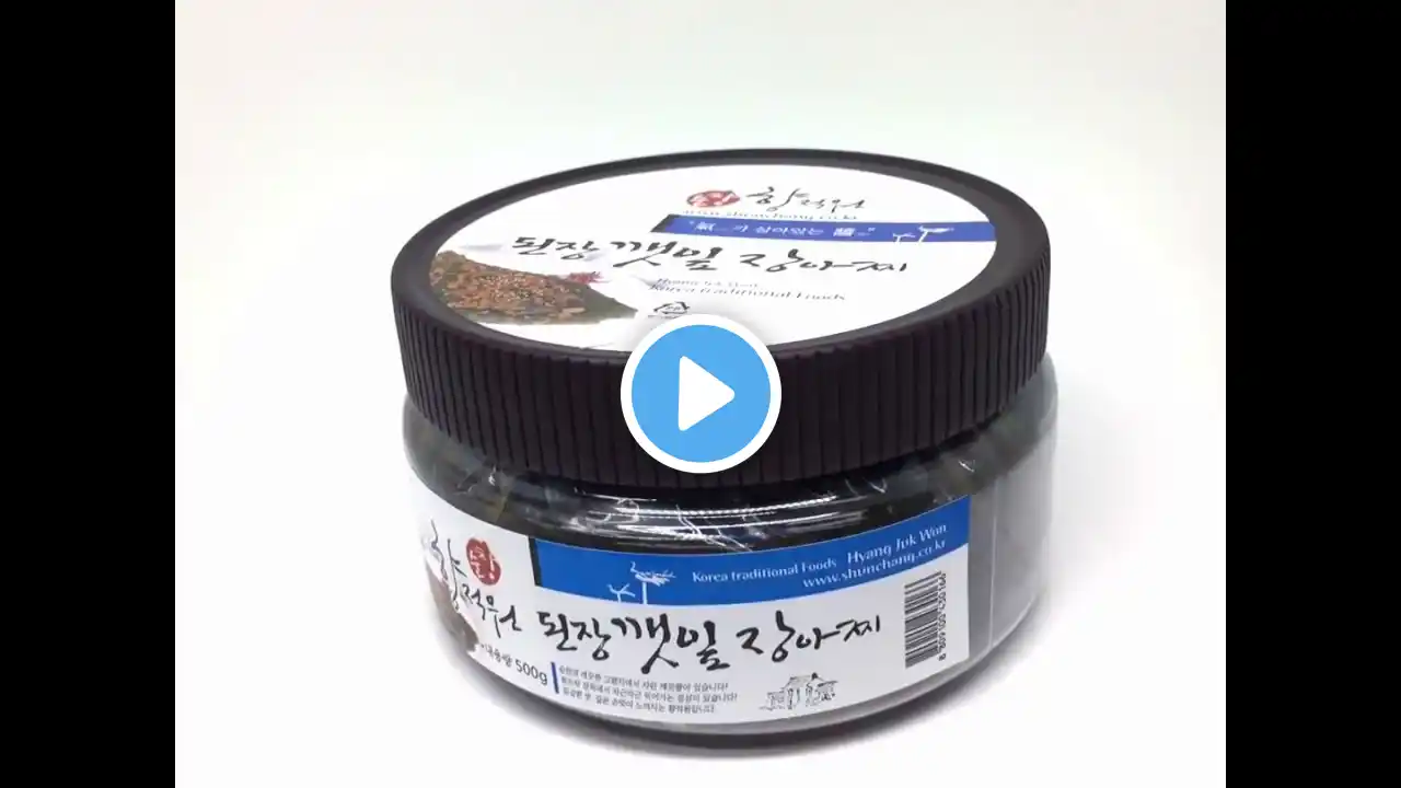 순창향적원 된장깻잎장아찌 500g 입니다.