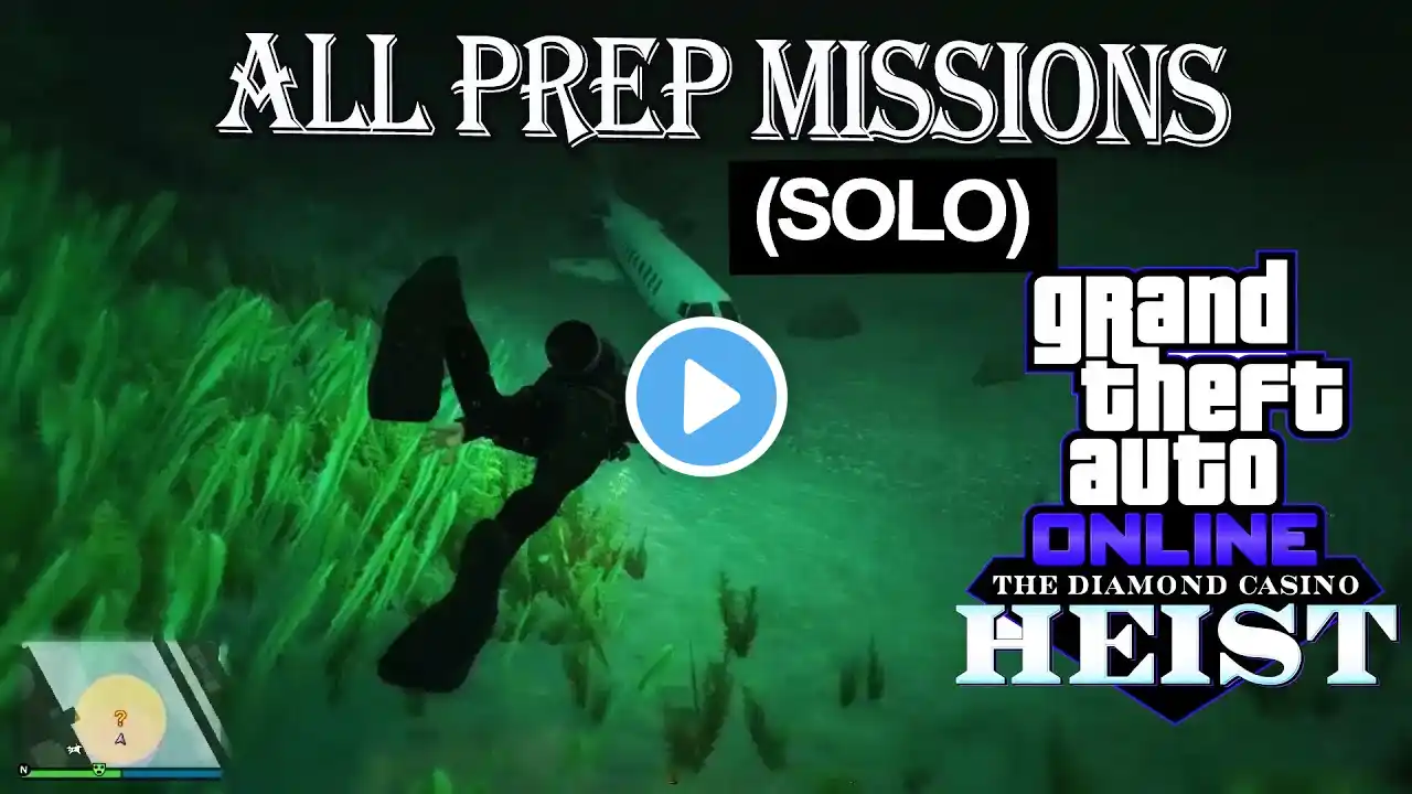 Casino Heist - All Prep Missions (Solo) #gtaonline #gta5 #casinoheist