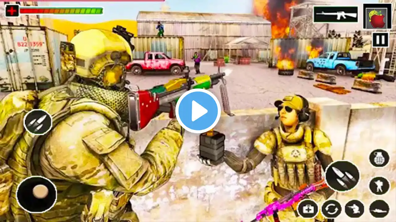 Real FPS Gun Strike : Commando Shooting Games - Android GamePlay - Shooting Games Android #10