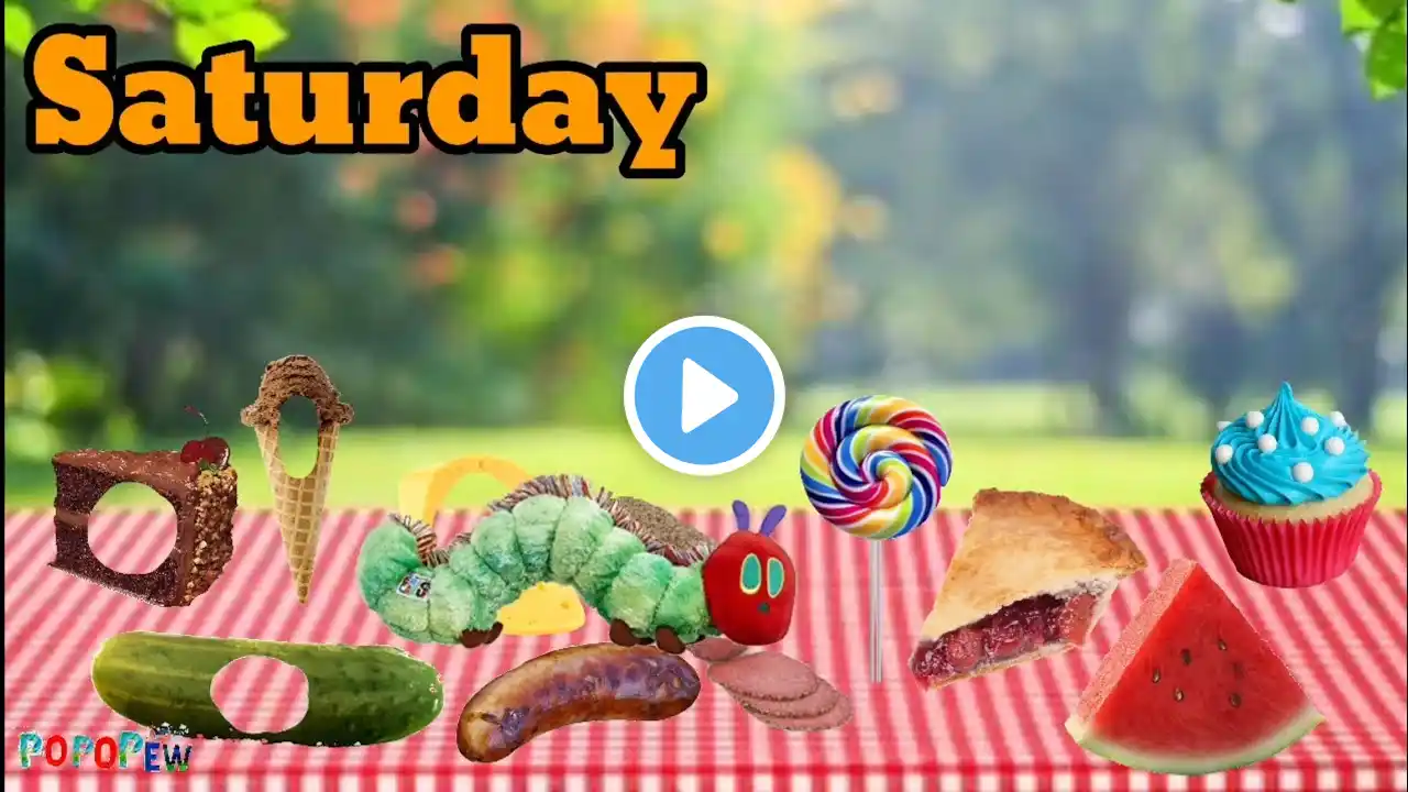 The Very Hungry Caterpillar Animated | Eric Carle Read Aloud collection | kids storytime