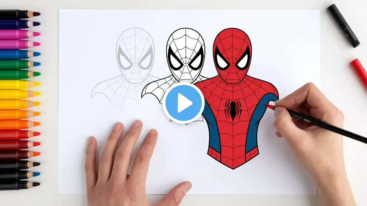 Drawing Spider-Man: Unleash Your Inner Artist with This Epic Step-by-Step Tutorial!