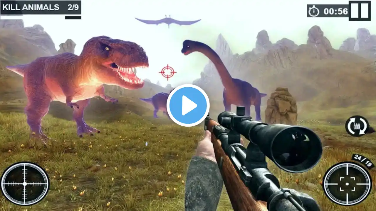 Dino Hunting 3d - Animal Sniper Shooting 2021_ Android GamePlay #3