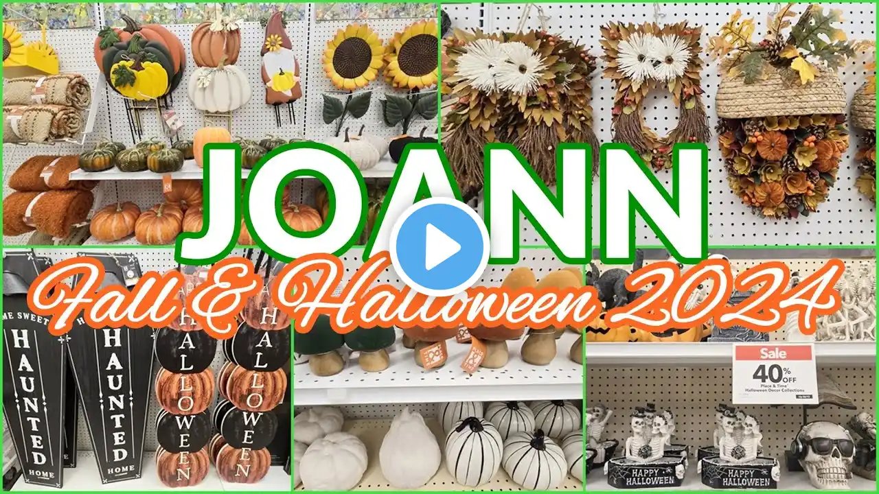 JOANN FALL DECOR HALLOWEEN DECOR 2024 SHOP WITH ME