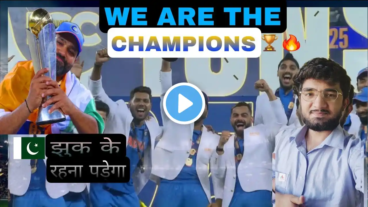 🏆 INDIA WINS CHAMPIONS TROPHY 2025 | NZ को हराकर इतिहास रचा | रोहित-राहुल का जलवा | CricDuoTV