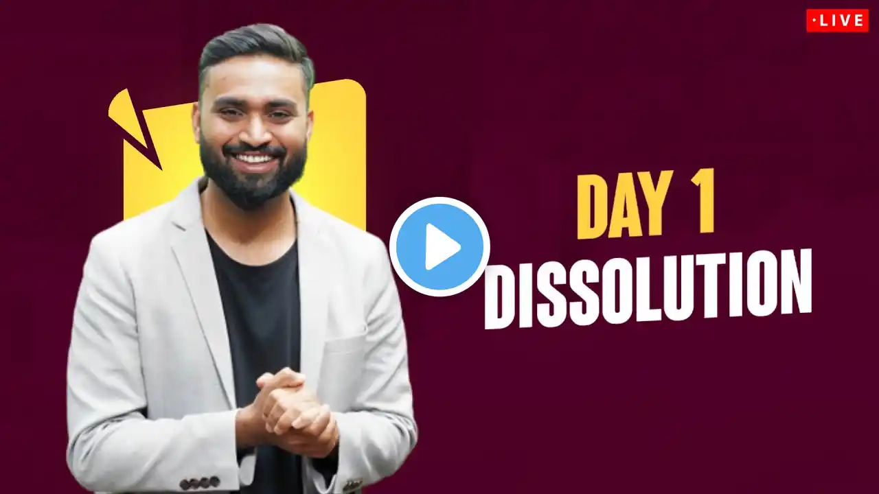 Dissolution | Day-1 |  Partnership  | Class-12 | ISC | Shubham Jagdish