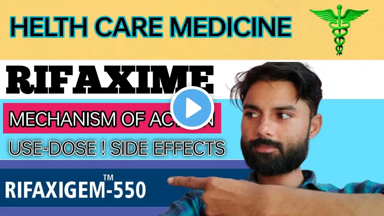 Rifaxime  Tablet Hindi Review ! Mechanism Of Action ! Use,Dose,Side Effect In ! Rifastop #helthcare