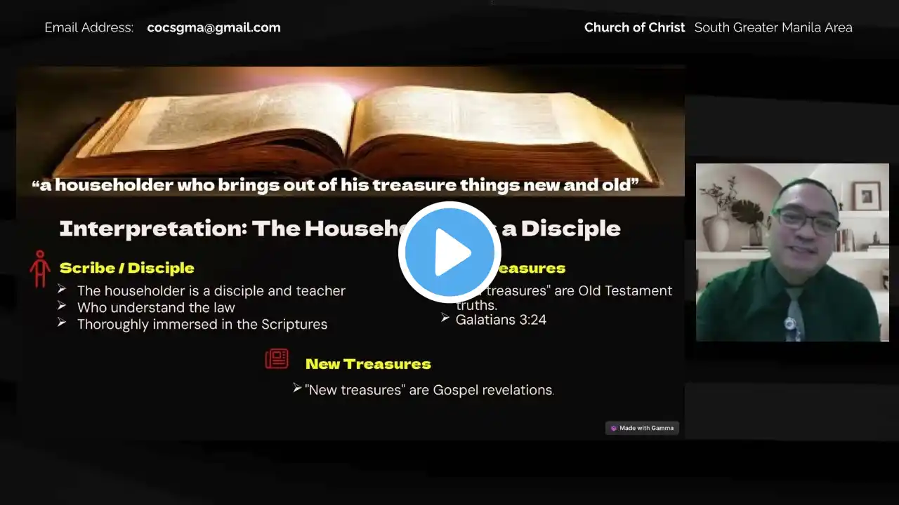 The Parable of the Householder - Unlocking Spiritual Treasure