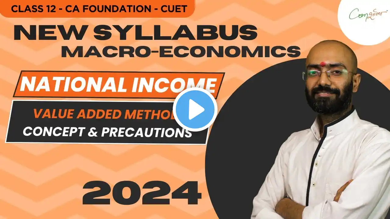 VALUE ADDED METHOD- Concept & Precautions | National Income Accounting | #national#income#economics