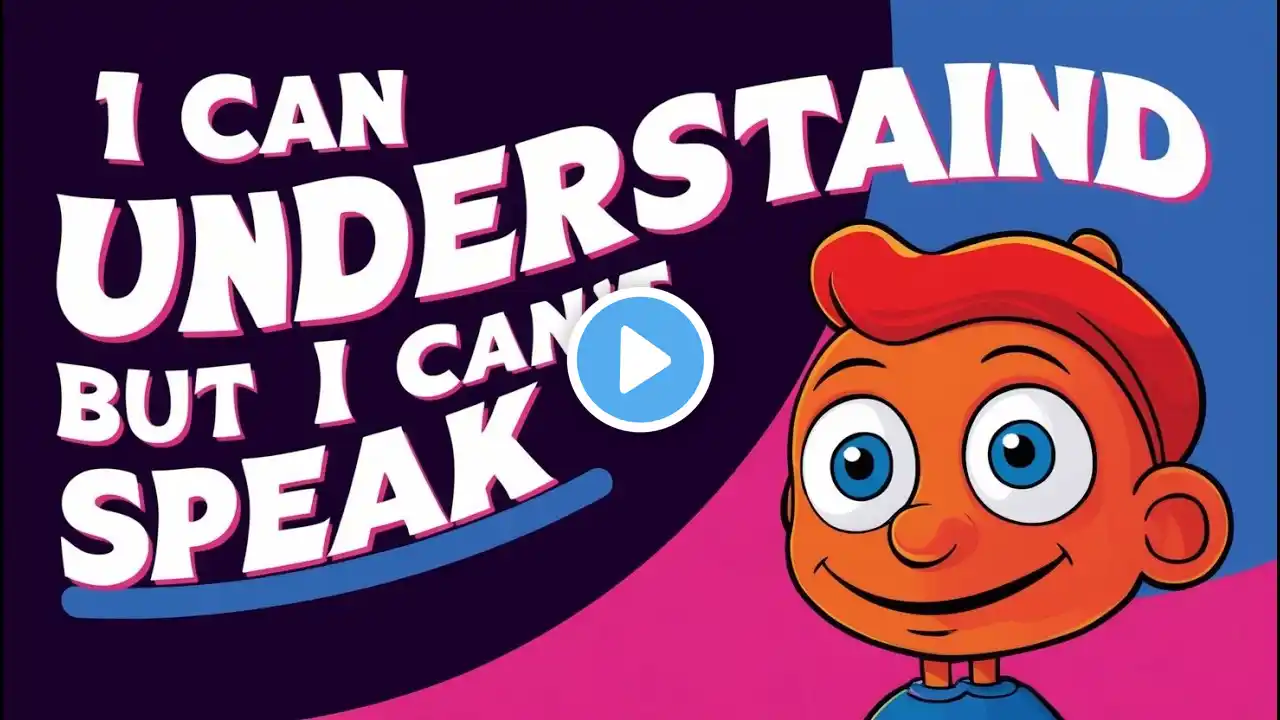 I can understand but I can't speak-listening english practice-english podcast