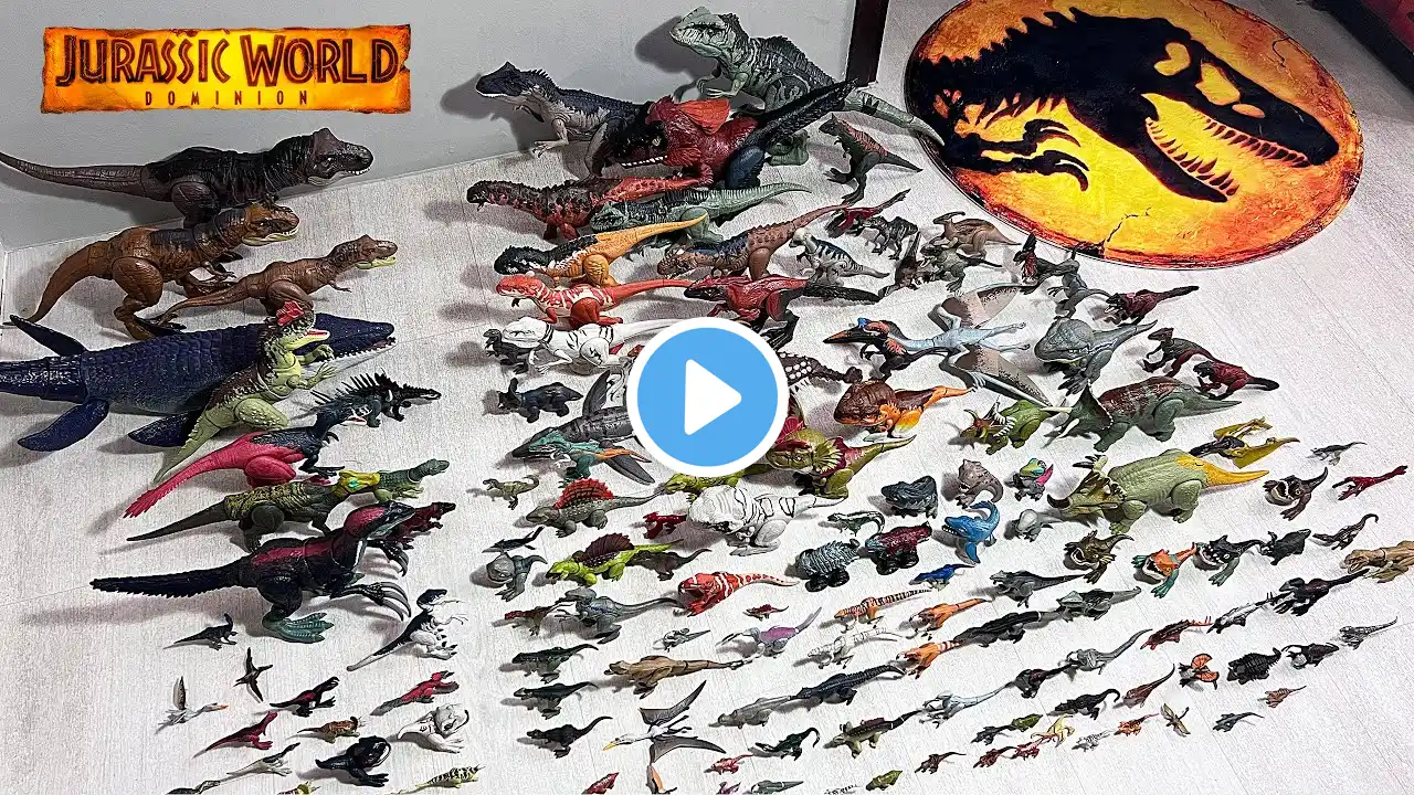 All DOMINION DINOSAURS Toys! Jurassic World Dominion Dinosaurs Collection Showcase