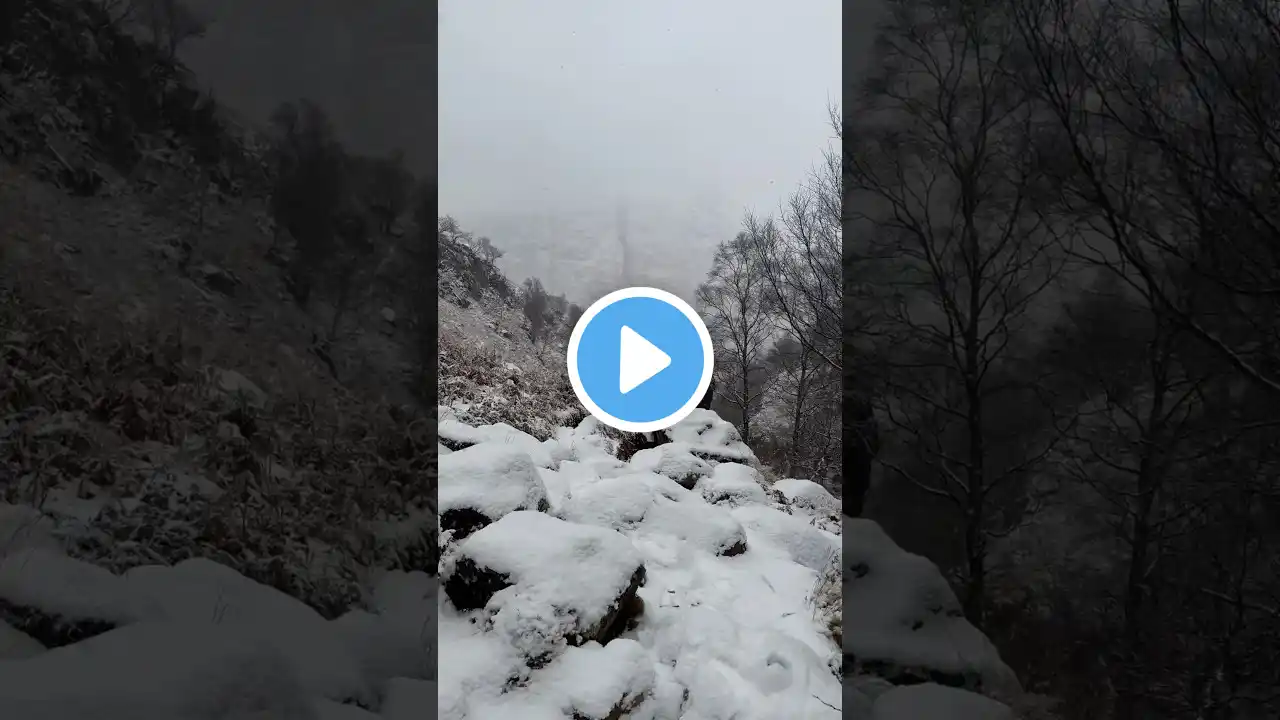 Snow covered mountain pass - Glencoe #snow #mountains #hiking