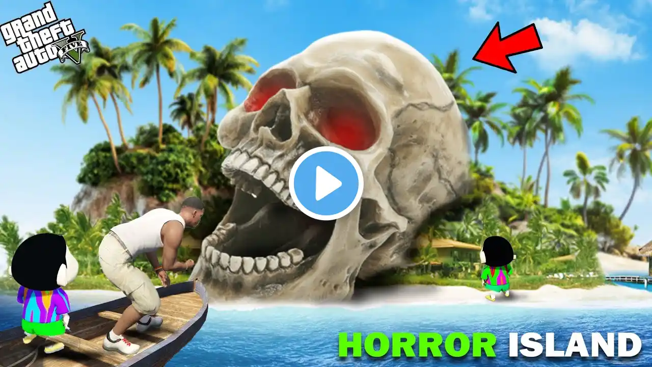 Franklin And Shinchan Went To The HORROR Island In GTA 5!