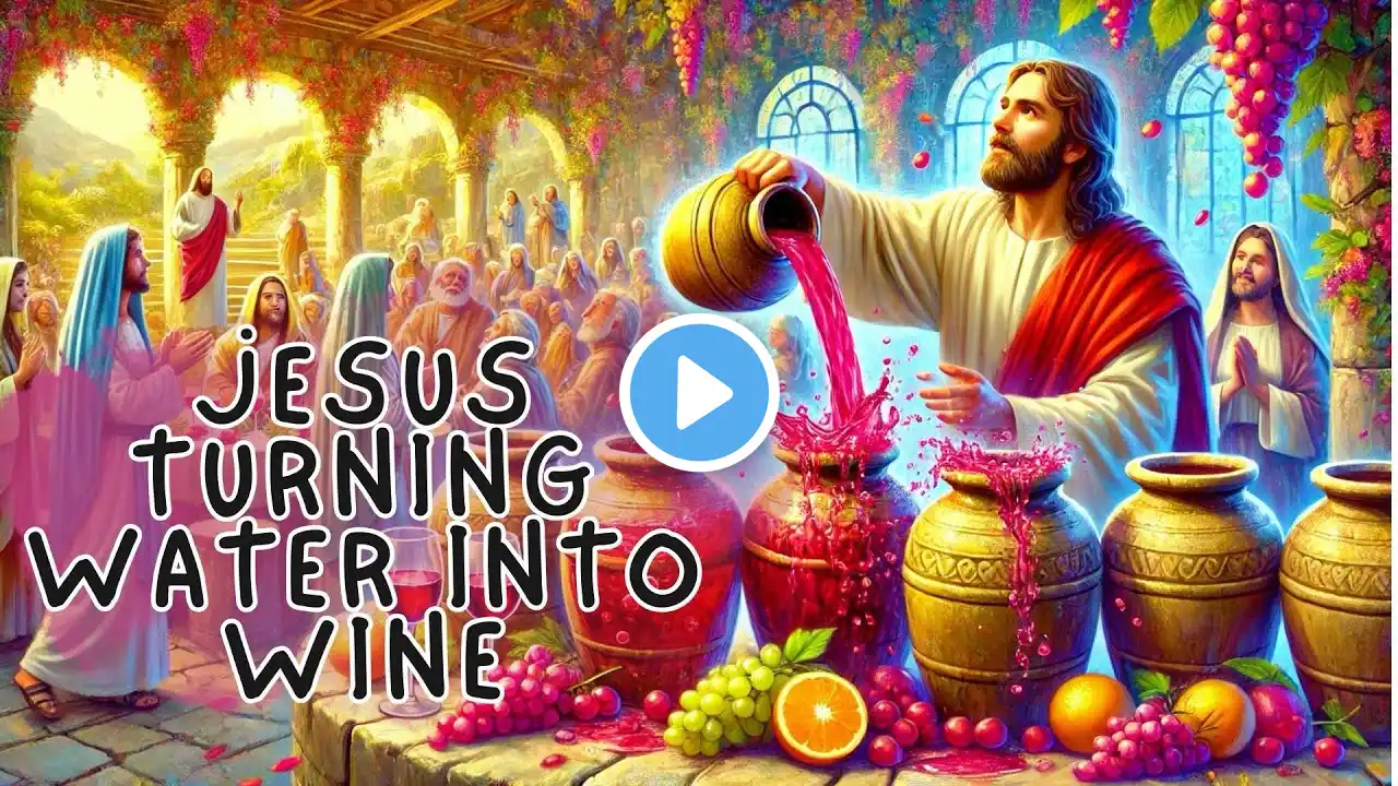 The First Miracle of Jesus — Turning Water into Wine #wordofgod