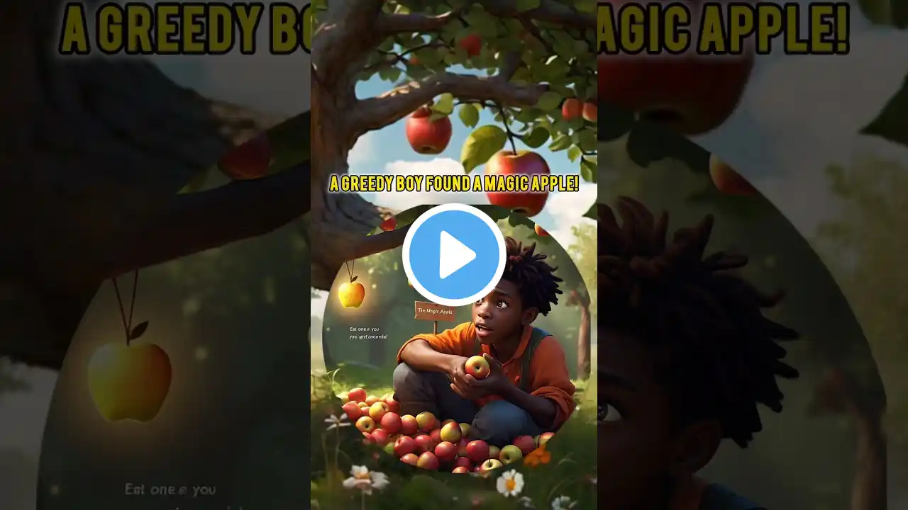 "The Magic Apple 🍏 | A Lesson on Greed! جادوئی سیب 🤯 | لالچ کا انجام