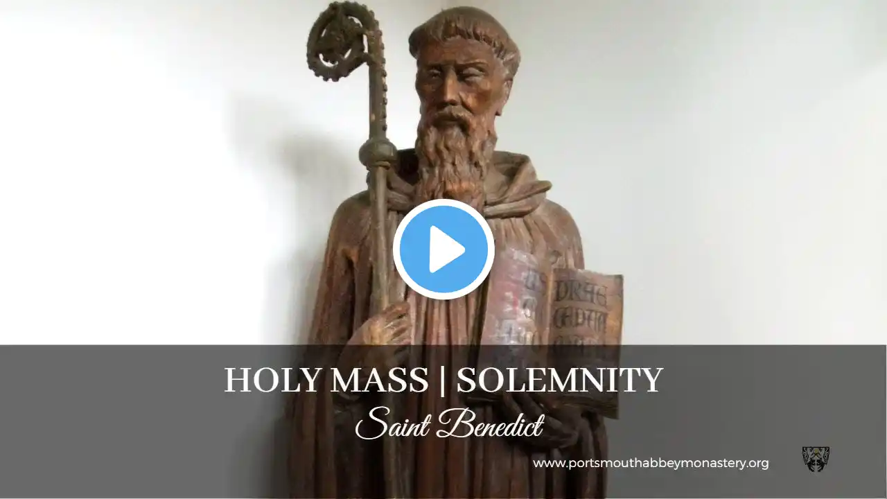 🔴LIVE HOLY MASS WITH GREGORIAN CHANT: SOLEMNITY OF THE PASSING OF ST. BENEDICT | 03-21-2025