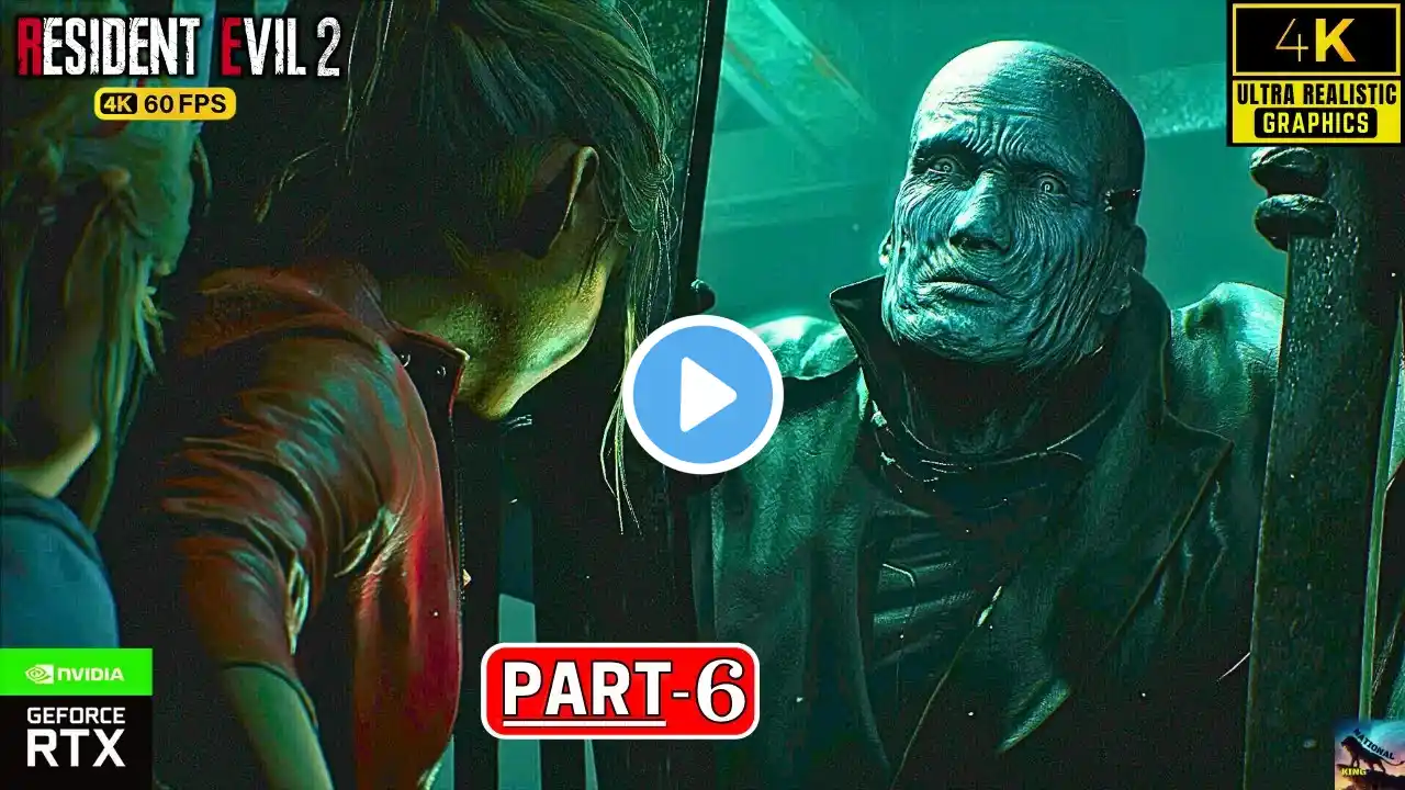 RESIDENT EVIL 2 REMAKE PC Gameplay Walkthrough Claire Story PART 6 [ 4K 60FPS ULTRA ] No Commentary