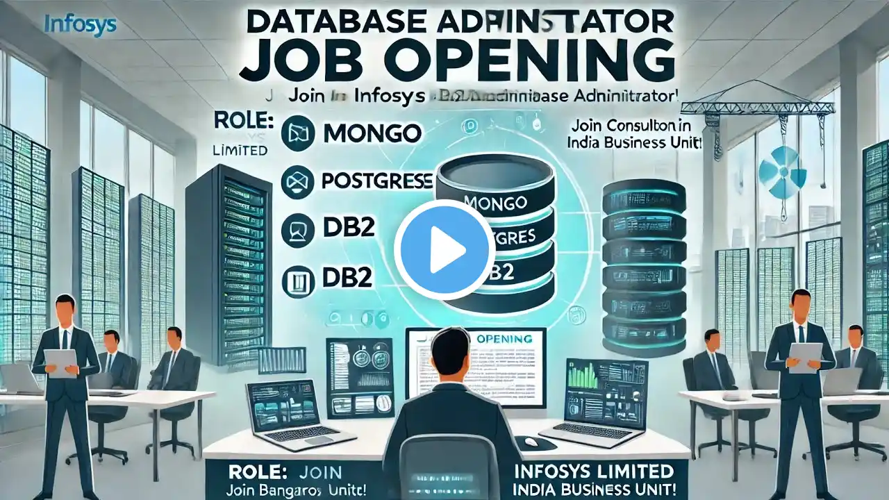 Elevate Your Career: Database Administrator Role at Infosys