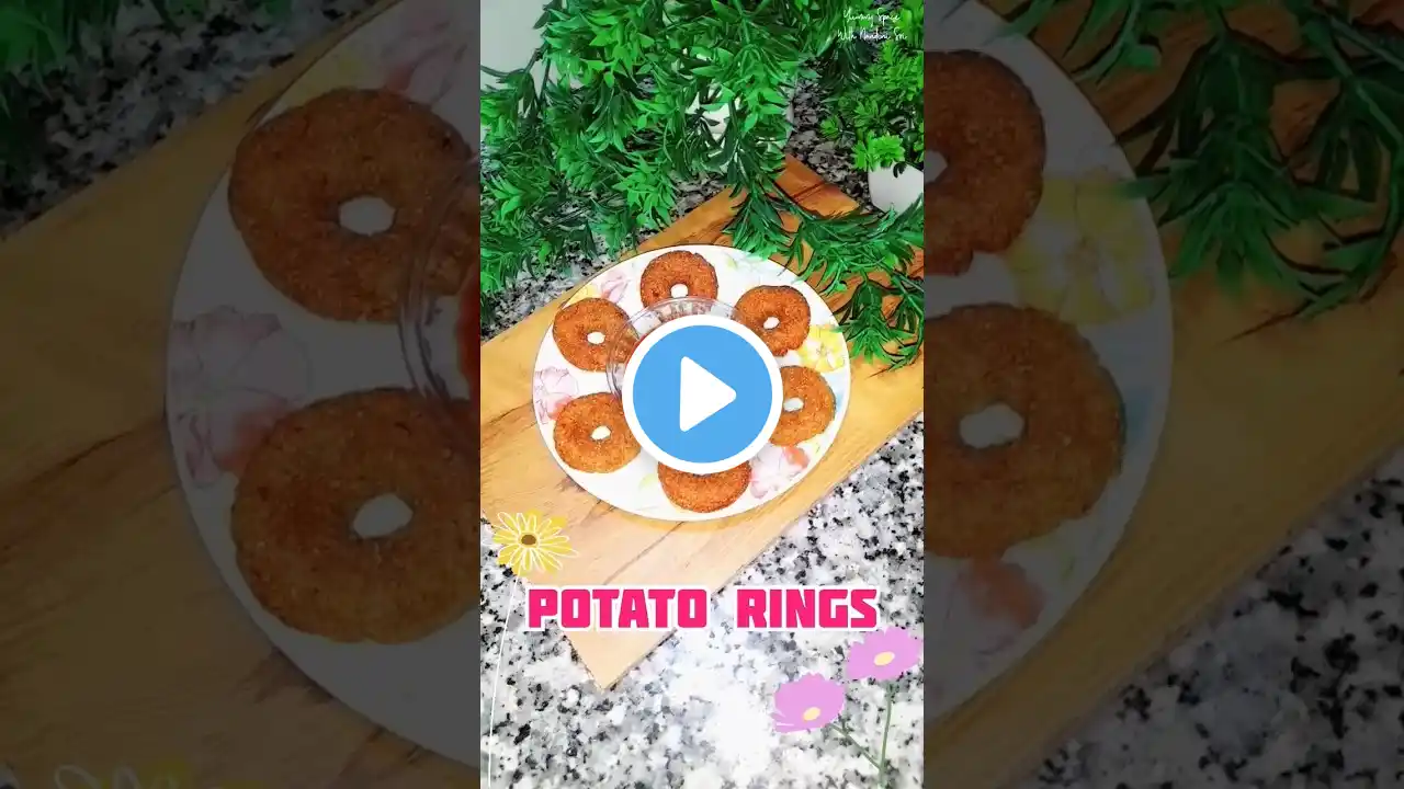 Crispy Potato Rings #potatosnacks #potatorecipe #snacks #viralvideo #shorts #trending #viral #yt