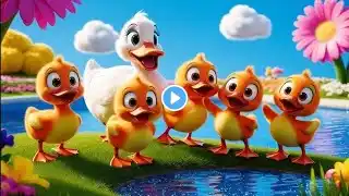 Five Little Ducks/ Nursery Rhymes & Kids Songs/ Fun Rhymes for Toddlers 🎶 #nurseryrhymes #kidssongs