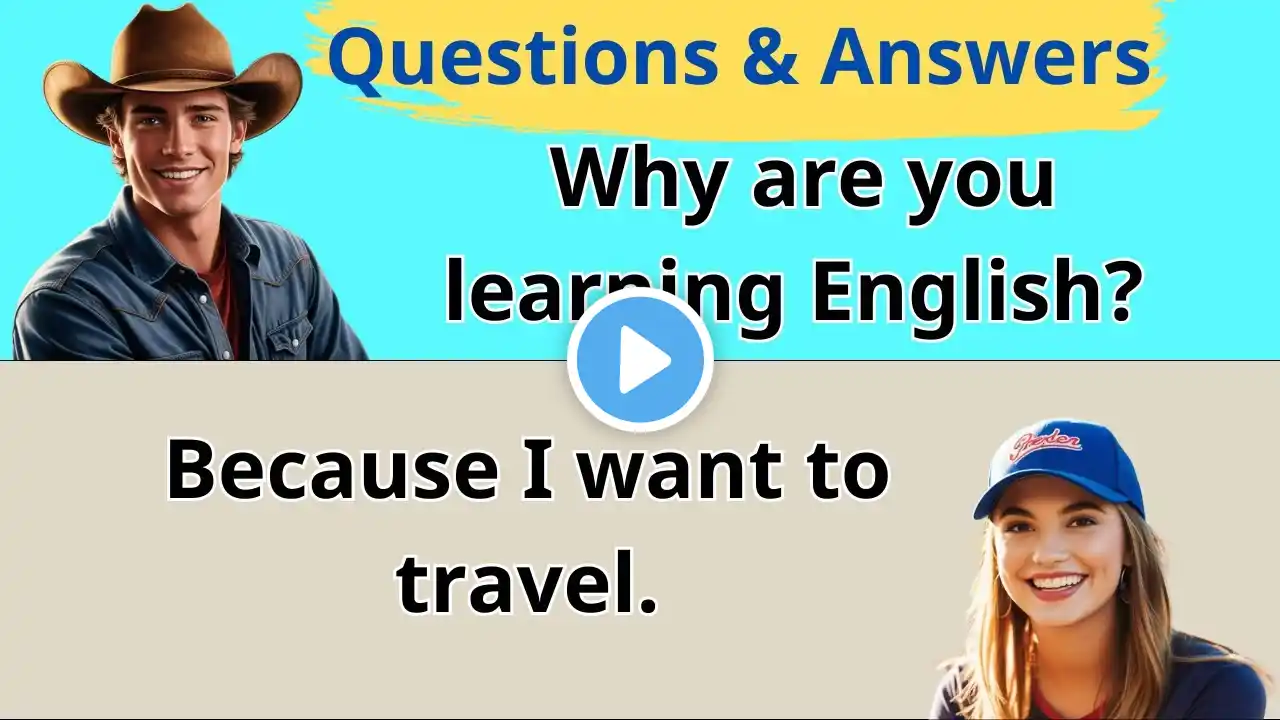 English Conversation for Beginners | Common Questions & Answers | Learn English