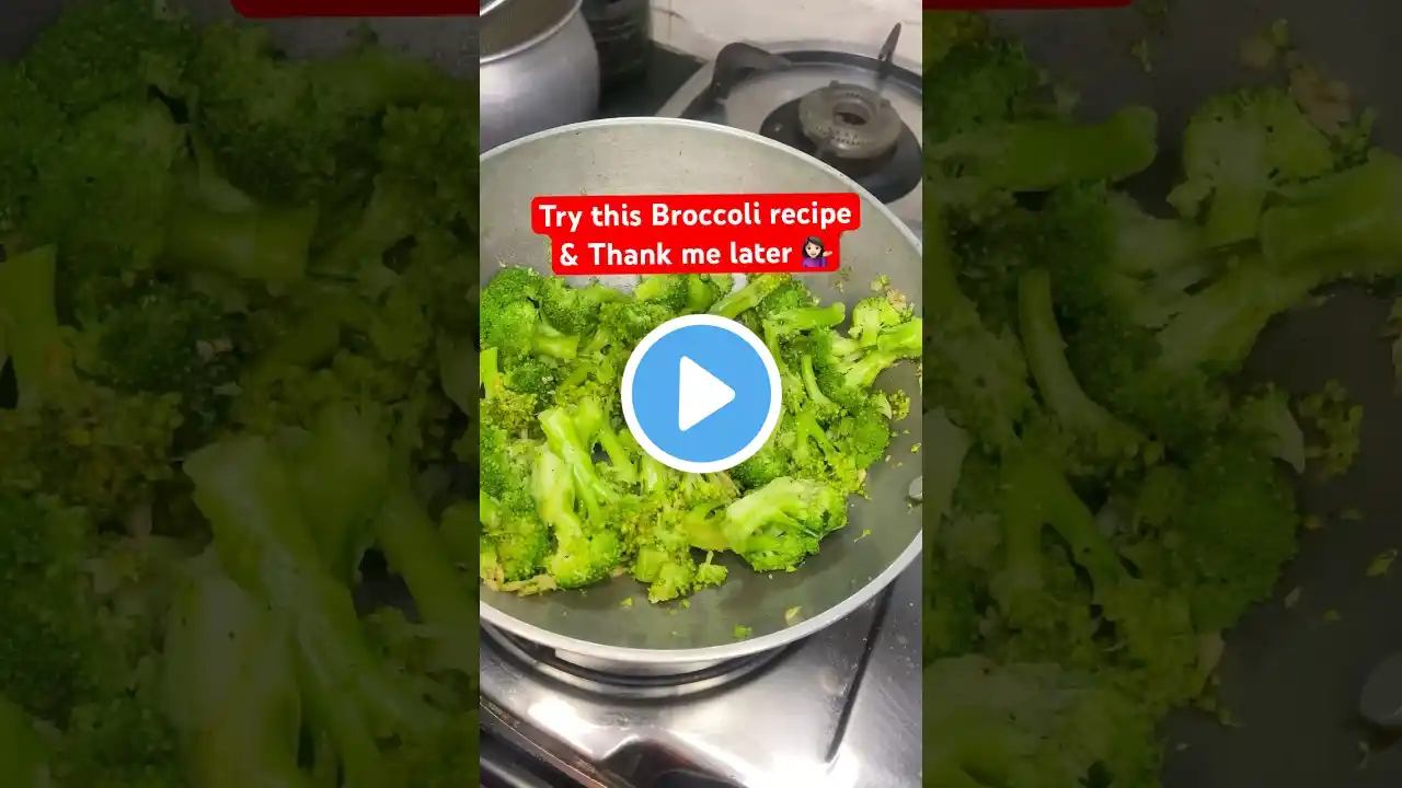 Stir Fry Broccoli Recipe | Yummy and Healthy Broccoli #ytshorts #shorts #healthy