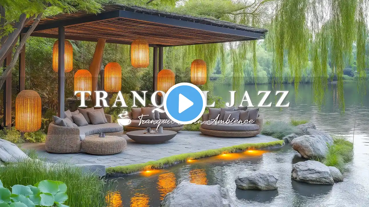 Relaxing Jazz Cafe | A Fresh February Morning With Tranquil Jazz The Outdoor Cafe For Relaxing