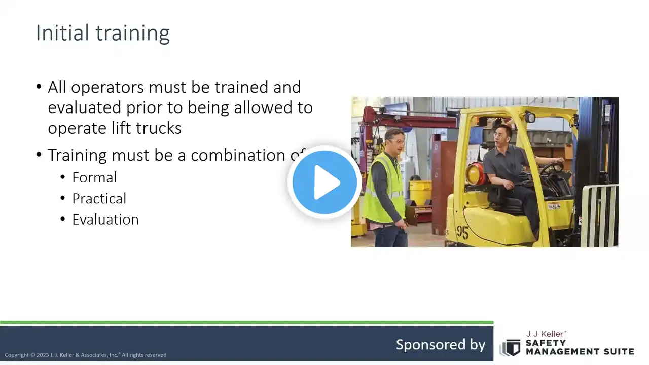 Webinar: Forklift Safety & Compliance: Your Toughest Questions Answered