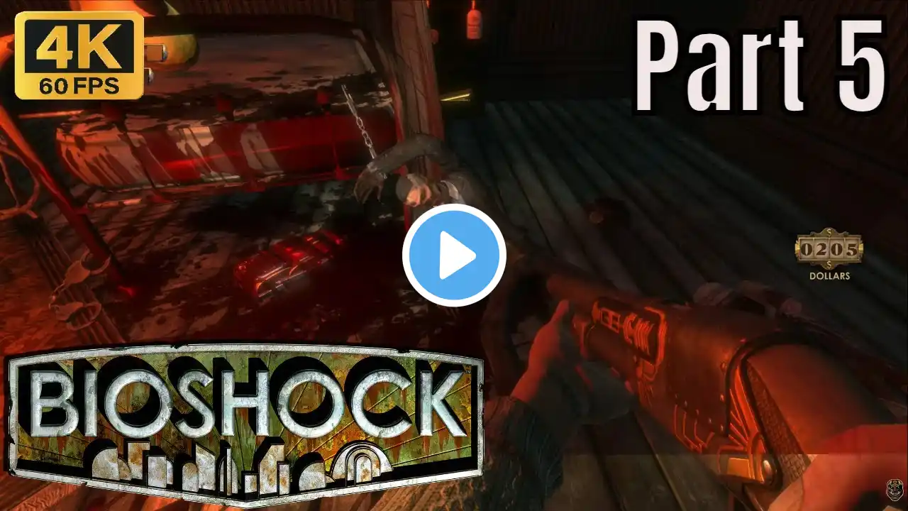 Bioshock (PC) - Full Gameplay Part 5 Arresting Fontaine @ [4K 60FPS] No Commentary