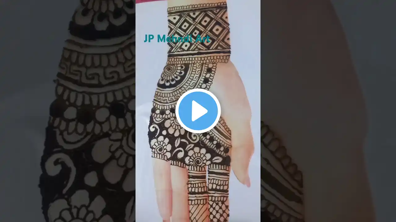 Full Hand Mehndi Design| Simple Mehndi Design| Easy Mehndi Design😇😂 #mehndi #shorts #ytshorts #henna