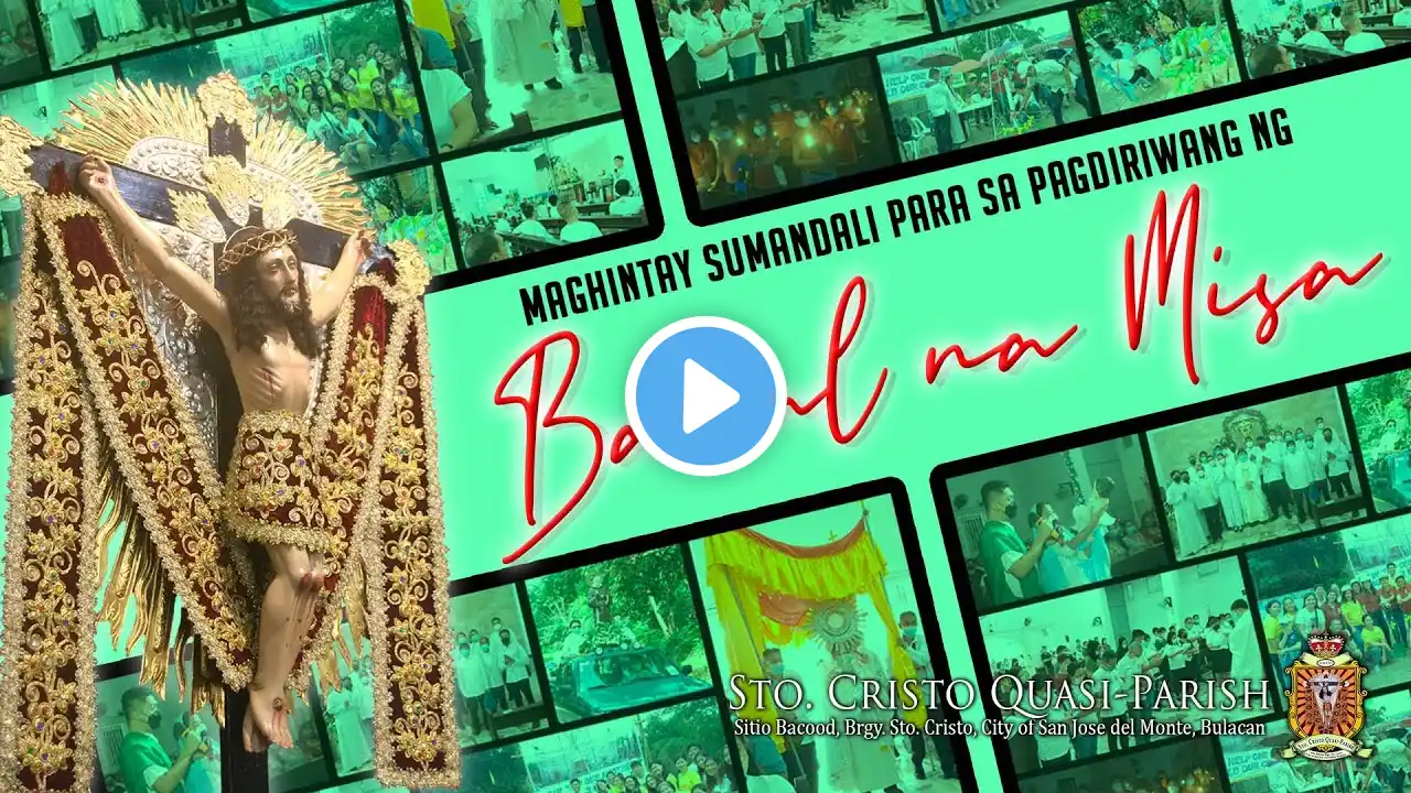LIVE: Banal na Misa, Pagsilang ni San Juan Bautista(Bisperas)Biyernes(5:00NH)-Rdo.P.Anthony C. Chan