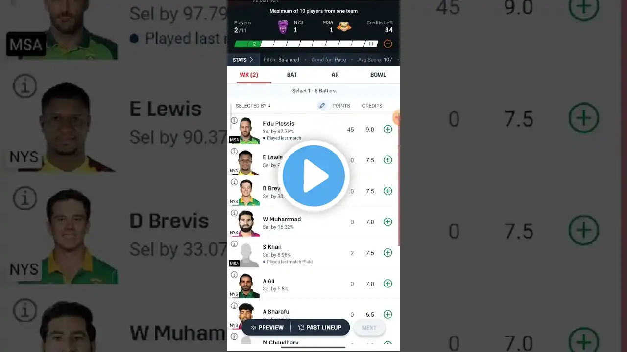 NYS vs MSA Dream11, NYS vs MSA Dream11 Prediction, NYS vs MSA 5th T10 Match Abu Dhabi T10 League