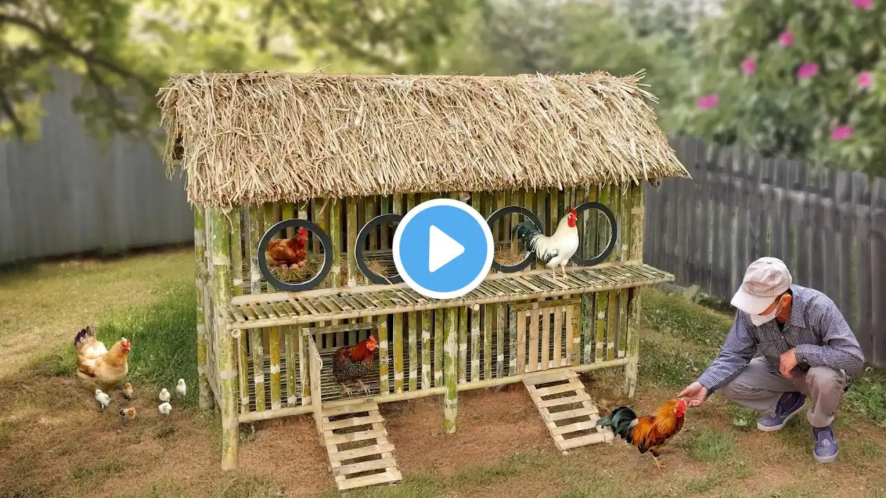 Tips to build eco friendly chicken coop from bamboo