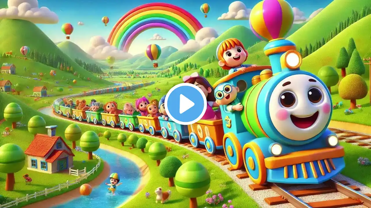 🚂🚃 The Busy Busy Train Song – All Aboard for a Fun-Filled Train Ride! 🚉| Nursery Rhymes & Kids Songs