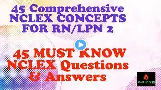 NCLEX Questions & Answers: Free Comprehensive Nursing Concepts for RN & LPN | NCLEX Review